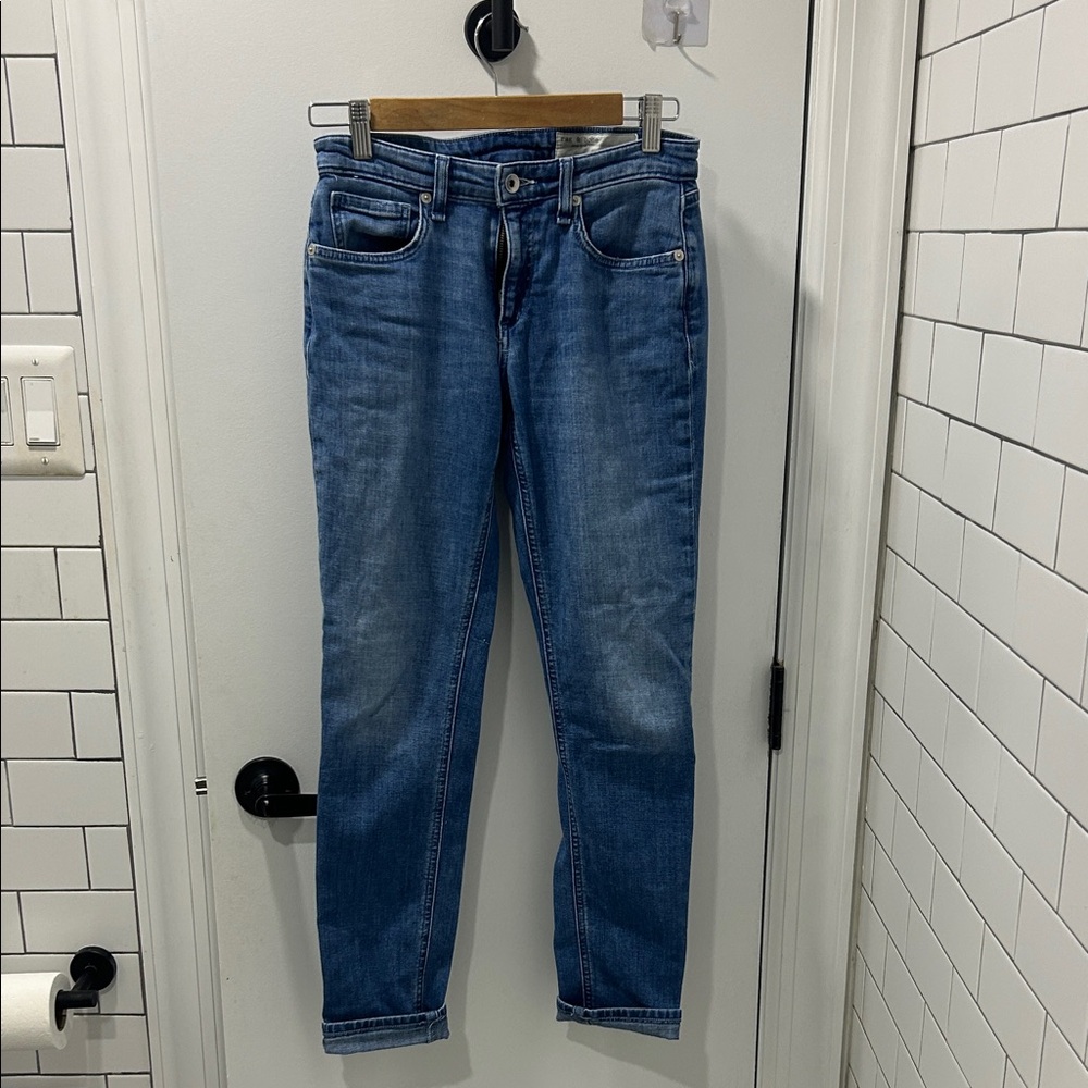Rag’n’Bone Dre, Low-rise Slim boyfriend jeans size 24